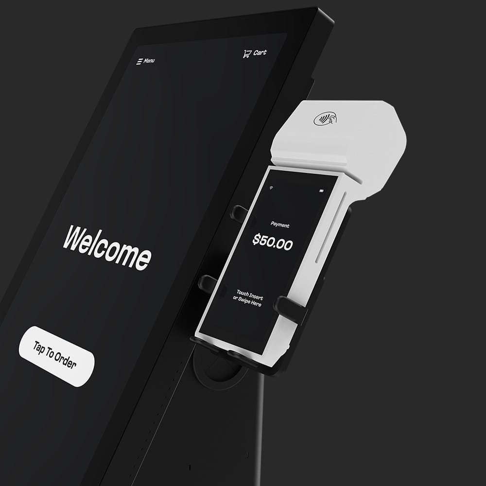 Self Servis Kiosk Masaüstü Standı
